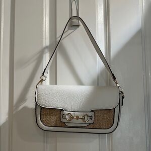 White and Tan Women's Bag